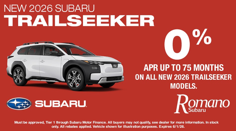 New 2026 Subaru Trailseeker Special APR